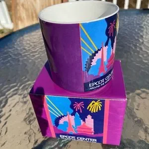 Disney | Kitchen | Vintage Walt Disney Epcot Center Around The World In ...